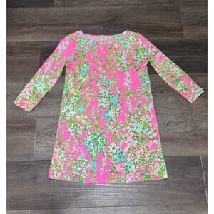 Lilly Pulitzer Girls Bright Pink Dress Size Large 8-10